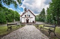 church of our lady of sorrows in nowa ruda Royalty Free Stock Photo