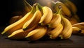 Pile of fresh bananas. Fresh healthy pile of bananas Royalty Free Stock Photo