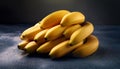 Pile of fresh bananas. Fresh healthy pile of bananas Royalty Free Stock Photo