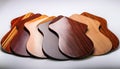 Guitar Wood Finishes Royalty Free Stock Photo