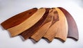 Artisan Wooden Boards Collection Royalty Free Stock Photo
