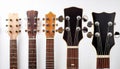 Acoustic Guitar Headstocks Royalty Free Stock Photo