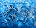 Blue frosty Ice cubes texture Royalty Free Stock Photo