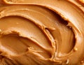 Peanut butter background, top view Royalty Free Stock Photo