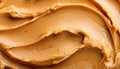 Peanut butter background, top view Royalty Free Stock Photo