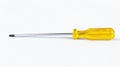 Philips or cross screwdriver on white background.Generative AI Royalty Free Stock Photo