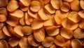 Crisps pattern - Food Pattern - Generated by Ai. Royalty Free Stock Photo