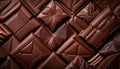 Chocolate pattern - Food Pattern - Generated by Ai. Royalty Free Stock Photo