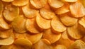 Crisps pattern - Food Pattern - Generated by Ai. Royalty Free Stock Photo