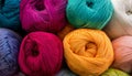 Skeins of Yarn - Vertical. Royalty Free Stock Photo
