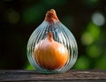 Looking through a glass onion. Royalty Free Stock Photo