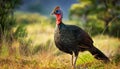 The Australian brushturkey Royalty Free Stock Photo