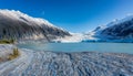 Mount Gannett near Anchorage. A view of Inner Lake George, created by a glaciar that runs off Mount Gannett Alaska Royalty Free Stock Photo