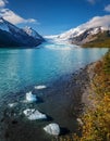 Mount Gannett near Anchorage. A view of Inner Lake George, created by a glaciar that runs off Mount Gannett Alaska Royalty Free Stock Photo