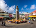 Basseterre â Vibrant Colonial Town with Colorful Streets Royalty Free Stock Photo