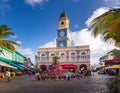 Basseterre â Vibrant Colonial Town with Colorful Streets Royalty Free Stock Photo