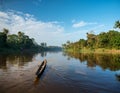 Sangha River â Tranquil Waterways in Central Africa Royalty Free Stock Photo