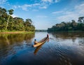 Sangha River â Tranquil Waterways in Central Africa Royalty Free Stock Photo