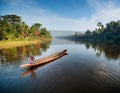 Sangha River â Tranquil Waterways in Central Africa Royalty Free Stock Photo