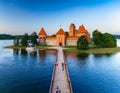 Trakai Island Castle â A Fairytale Fortress on a Lake Royalty Free Stock Photo