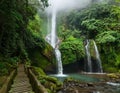 Ngardmau Waterfall â A Hidden Jungle Oasis Royalty Free Stock Photo
