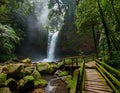 Ngardmau Waterfall â A Hidden Jungle Oasis Royalty Free Stock Photo