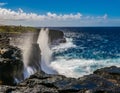 Alofaaga Blowholes â The Power of Nature Royalty Free Stock Photo