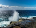 Alofaaga Blowholes â The Power of Nature Royalty Free Stock Photo