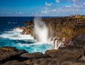 Alofaaga Blowholes â The Power of Nature Royalty Free Stock Photo