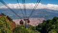 MÃ©rida and the Andean Mountains â The World\'s Highest Cable Car Royalty Free Stock Photo