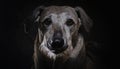 Portrait of a Lurcher. An image of a intelligent Royalty Free Stock Photo