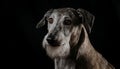 Portrait of a Lurcher. An image of a intelligent Royalty Free Stock Photo