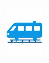 A vector image of a train. This vector is very good for design that needs transportation Royalty Free Stock Photo
