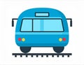 A vector image of a train. This vector is very good for design that needs transportation Royalty Free Stock Photo