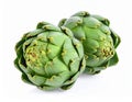 Artichoke on the with isolated background Royalty Free Stock Photo