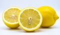 Lemon on the with isolated background Royalty Free Stock Photo