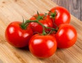 Enjoy Fresh Tomatoes with a Tantalizing Bright Red Color Royalty Free Stock Photo