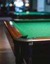 Closeup view of stylish billiard table indoors Royalty Free Stock Photo
