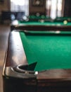 Closeup view of stylish billiard table indoors Royalty Free Stock Photo
