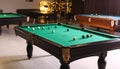 Closeup view of stylish billiard table indoors Royalty Free Stock Photo