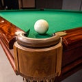 Closeup view of stylish billiard table indoors Royalty Free Stock Photo