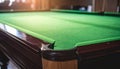 Closeup view of stylish billiard table indoors Royalty Free Stock Photo