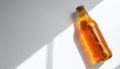 Iced Tea Bottle Laying Diagonally with Shadow and Soft Blur Background Royalty Free Stock Photo