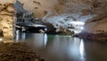 Underground Lake in a Cave Royalty Free Stock Photo