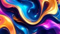 Abstract Liquid Paint Flow Royalty Free Stock Photo