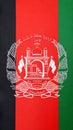 Flag of Afghanistan as background, top view Royalty Free Stock Photo