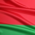 Flag of Belarus as background, top view Royalty Free Stock Photo