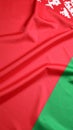 Flag of Belarus as background, top view Royalty Free Stock Photo