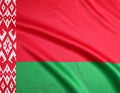 Flag of Belarus as background, top view Royalty Free Stock Photo
