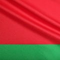 Flag of Belarus as background, top view Royalty Free Stock Photo